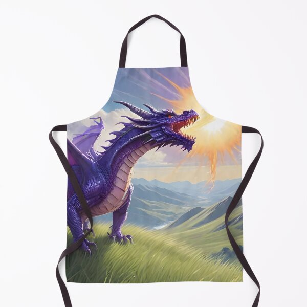 Item preview, Purple Dragon Breathing Fire designed and sold by BougieSouthern.