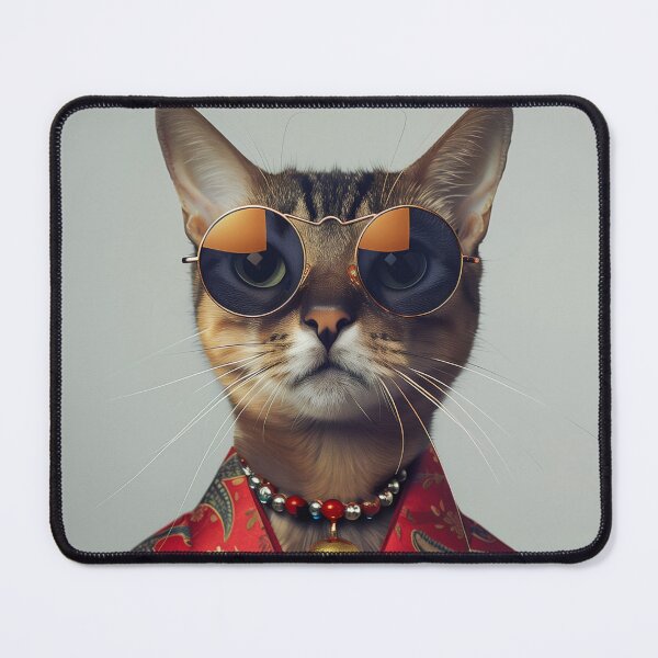 Item preview, Abyssinian Cat, My Pet in Kimono designed and sold by MonicaGoDesign.