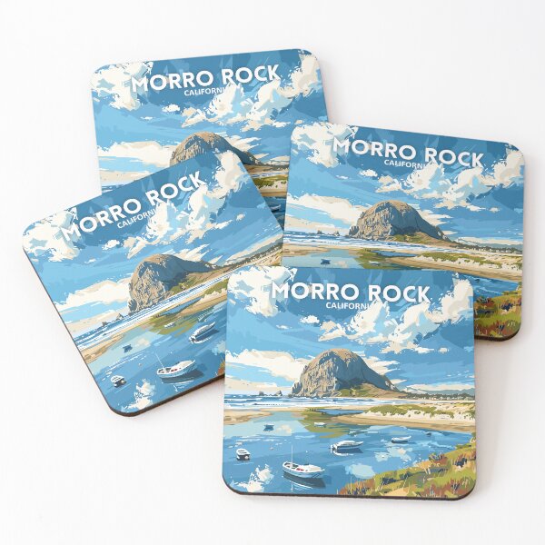 Item preview, Morro Rock California - United States - Travel Art designed and sold by Marciolini.