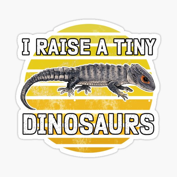 Item preview, Raise A Tiny Dinosaurs Red-Eyed Crocodile Skink Keeper designed and sold by BeataY6Art.