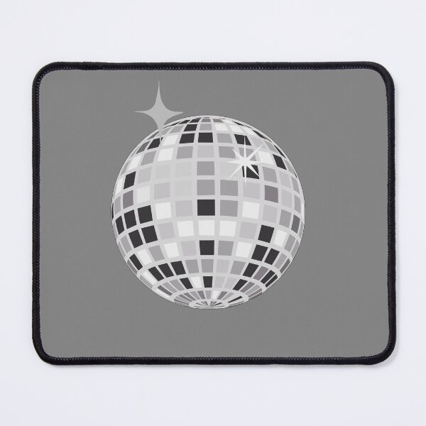 Item preview, Glamorous Modern Grey Silver Disco Ball designed and sold by pink-cowboy.