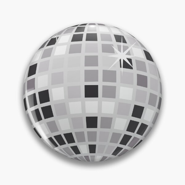 Item preview, Glamorous Modern Grey Silver Disco Ball designed and sold by pink-cowboy.