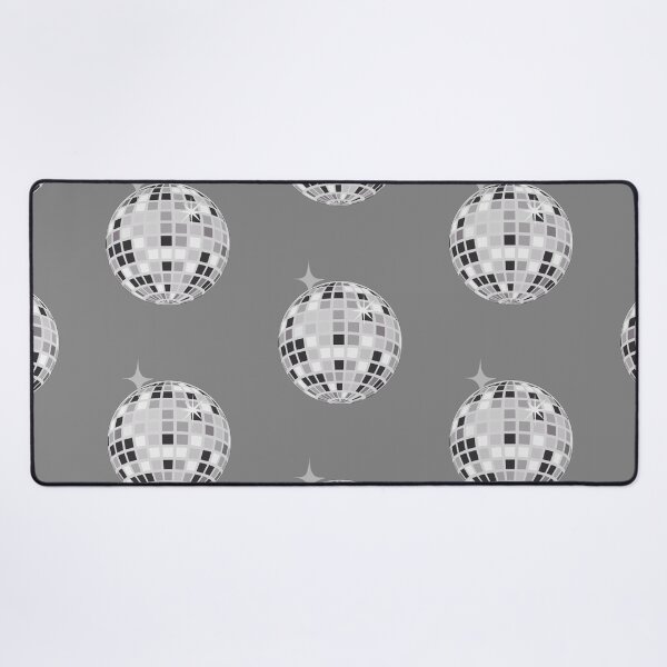 Item preview, Glamorous Modern Grey Silver Disco Ball designed and sold by pink-cowboy.