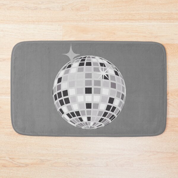 Item preview, Glamorous Modern Grey Silver Disco Ball designed and sold by pink-cowboy.
