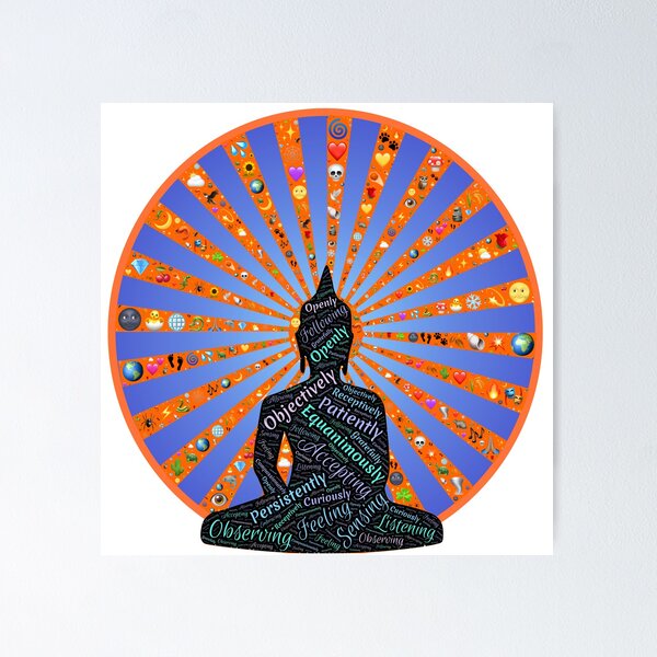Item preview, Meditation Yoga Artwork designed and sold by ridthestigma.