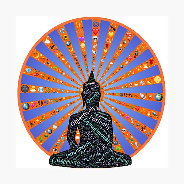 Item preview, Meditation Yoga Artwork designed and sold by ridthestigma.