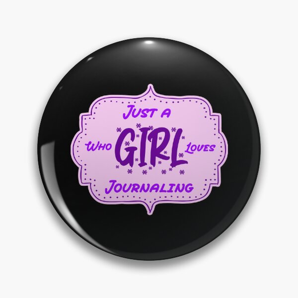 Item preview, Just A Girl Who loves Journaling designed and sold by Arihanedesigner.