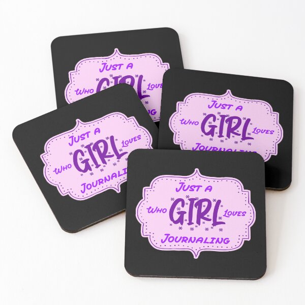 Item preview, Just A Girl Who loves Journaling designed and sold by Arihanedesigner.