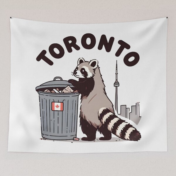 Artikelvorschau, Toronto Müllpanda-Stadt Waschbär Humor entworfen und verkauft von HowToCanadian.