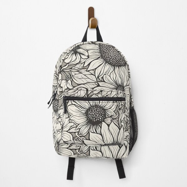Item preview, Ink Sunflower (Large Print Pattern) designed and sold by Rebekah Ann Kauffman.