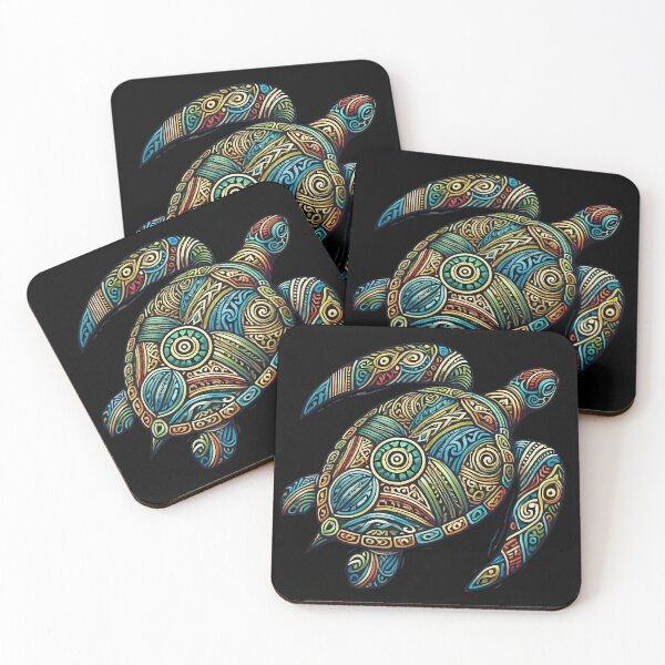 Item preview, Tribal Turtle Themed Artwork designed and sold by SandbarTees.