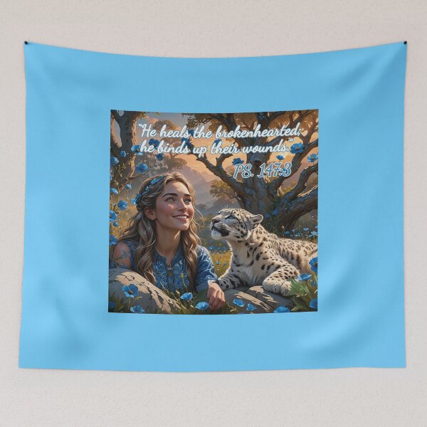 Item preview, Love Never Fails Blue Vine Flowers  designed and sold by IvaRenee.