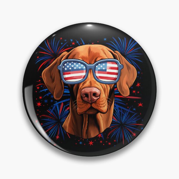 Item preview, American 4th Of July Vizsla designed and sold by Ripper19.