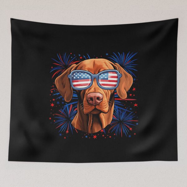 Item preview, American 4th Of July Vizsla designed and sold by Ripper19.