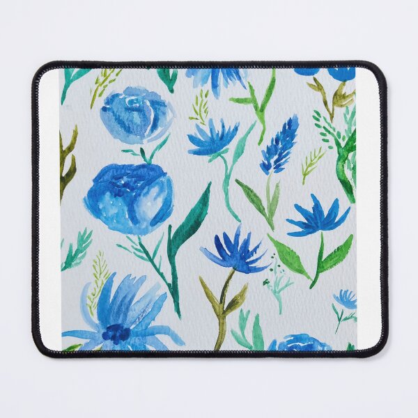 Item preview, Blue Floral Watercolor designed and sold by avamedia.