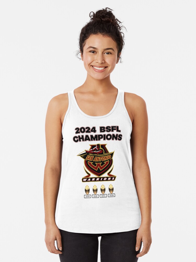 Thumbnail 1 of 3, Racerback Tank Top, 2024 BSFL Champions designed and sold by SAWarriors.