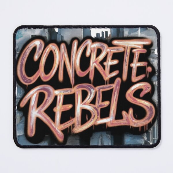 Item preview, Großes Graffiti  mit schrift Concrete Rebels designed and sold by smartlogo_factory.