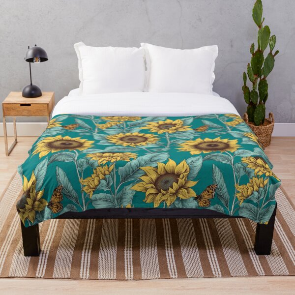 Item preview, Bright Sunflowers (Large Print Pattern) designed and sold by Rebekah Ann Kauffman.