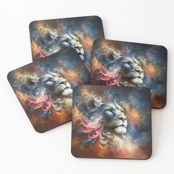 Item preview, Watercolor brilliance captures lion's essence designed and sold by Marcu Ioachim.