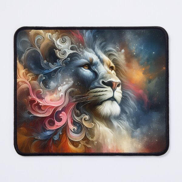 Item preview, Watercolor brilliance captures lion's essence designed and sold by Marcu Ioachim.