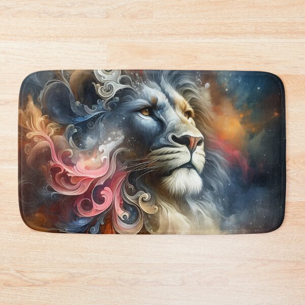 Item preview, Watercolor brilliance captures lion's essence designed and sold by Marcu Ioachim.