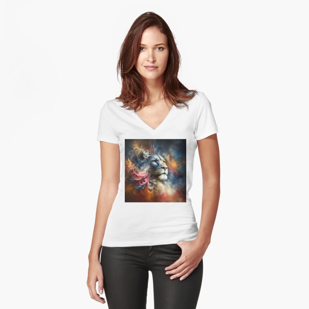 Item preview, Fitted V-Neck T-Shirt designed and sold by starchim01.
