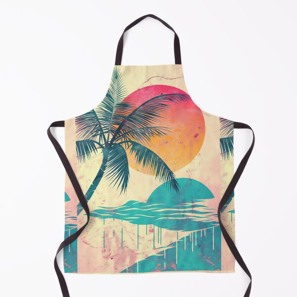 Item preview, 80s Style Poster. Palm Trees, Sun, Water designed and sold by Piotrek0001.