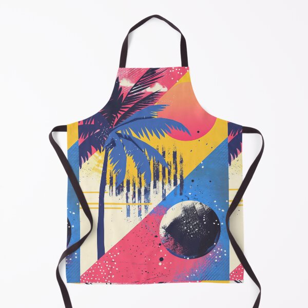 Item preview, 80s Style Poster. Palm Trees, Sun, Water designed and sold by Piotrek0001.