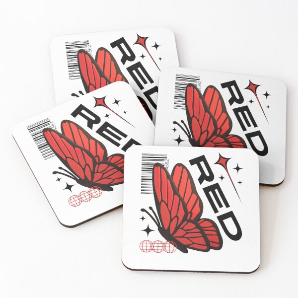 Item preview, Red Butterfly with Black Text designed and sold by AveryZi.