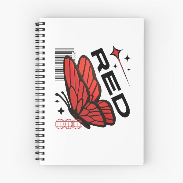 Item preview, Red Butterfly with Black Text designed and sold by AveryZi.