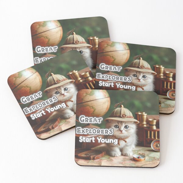 Item preview, Great Explorers Start Young designed and sold by Surreallytee.