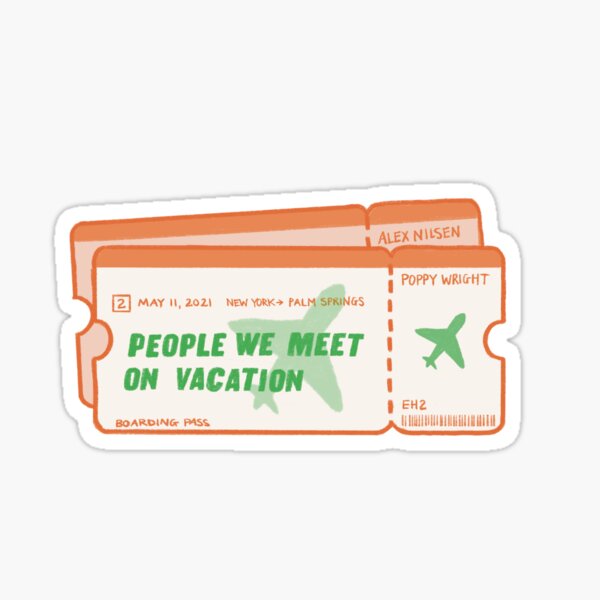 Item preview, People We Meet On Vacation by Emily Henry Plane Tickets designed and sold by busyzoo.
