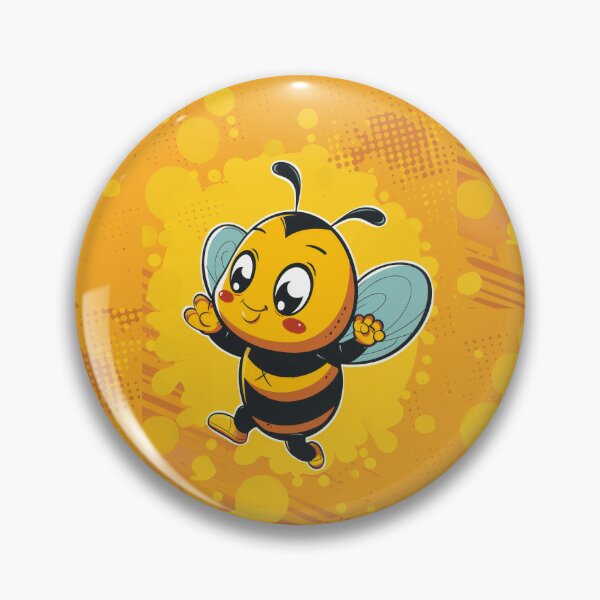 Item preview, Anthropomorphic Superhero Bee in Vibrant Colors designed and sold by Piotrek0001.