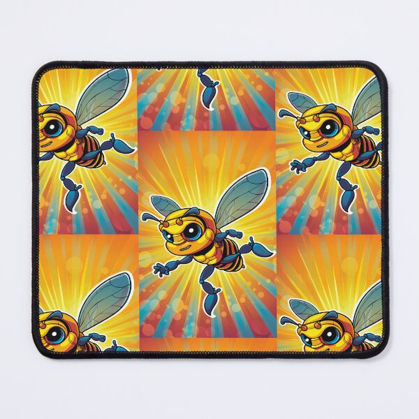 Item preview, Anthropomorphic Superhero Bee in Vibrant Colors designed and sold by Piotrek0001.