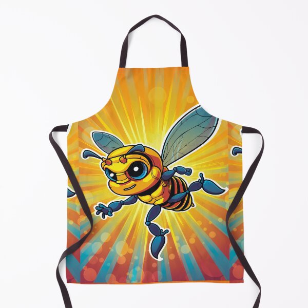 Item preview, Anthropomorphic Superhero Bee in Vibrant Colors designed and sold by Piotrek0001.