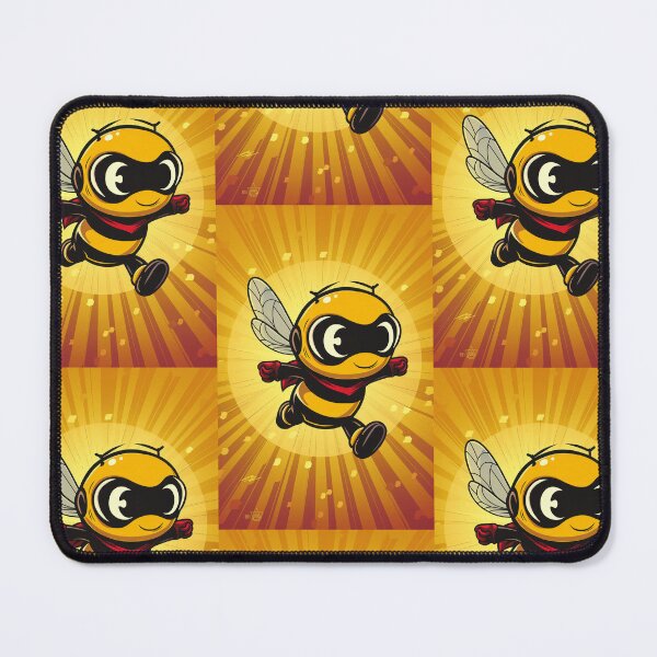 Item preview, Anthropomorphic Superhero Bee in Vibrant Colors designed and sold by Piotrek0001.