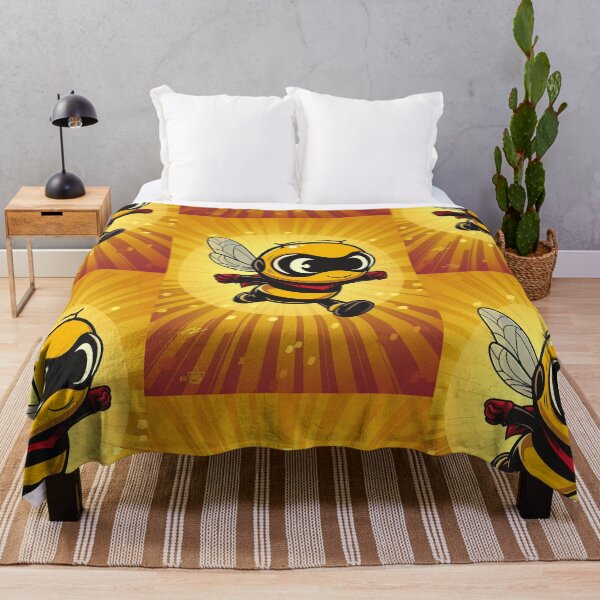 Item preview, Anthropomorphic Superhero Bee in Vibrant Colors designed and sold by Piotrek0001.