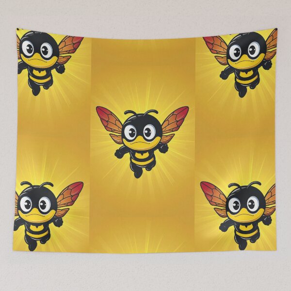 Item preview, Anthropomorphic Superhero Bee in Vibrant Colors designed and sold by Piotrek0001.