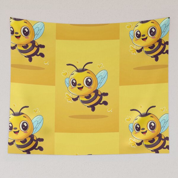 Item preview, Anthropomorphic Superhero Bee in Vibrant Colors designed and sold by Piotrek0001.