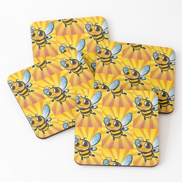 Item preview, Anthropomorphic Superhero Bee in Vibrant Colors designed and sold by Piotrek0001.