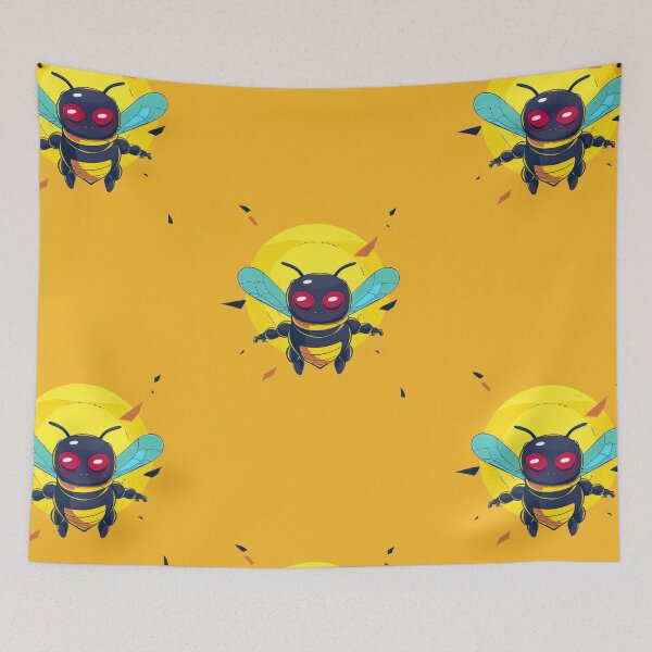 Item preview, Anthropomorphic Superhero Bee in Vibrant Colors designed and sold by Piotrek0001.