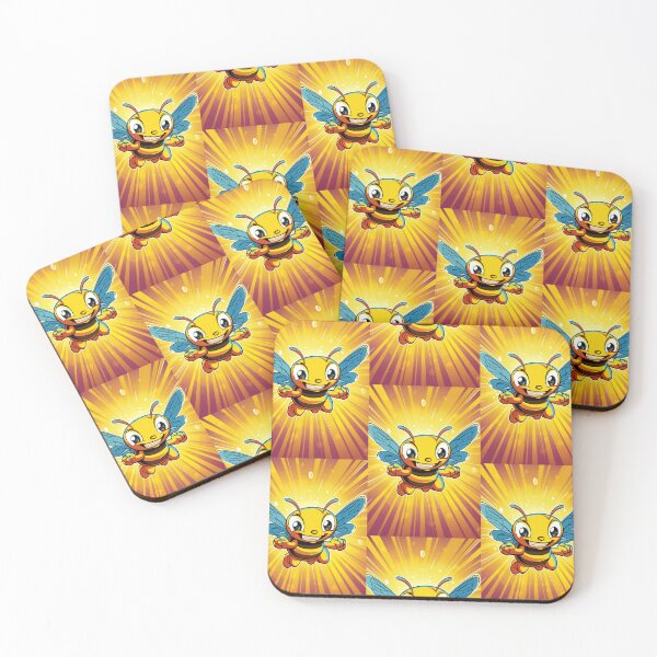 Item preview, Anthropomorphic Superhero Bee in Vibrant Colors designed and sold by Piotrek0001.