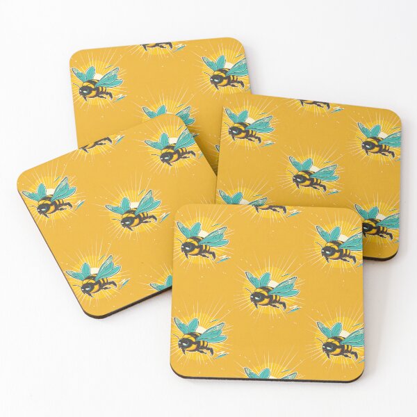 Item preview, Anthropomorphic Superhero Bee in Vibrant Colors designed and sold by Piotrek0001.