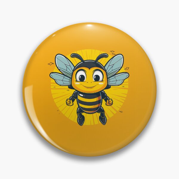Item preview, Anthropomorphic Superhero Bee in Vibrant Colors designed and sold by Piotrek0001.