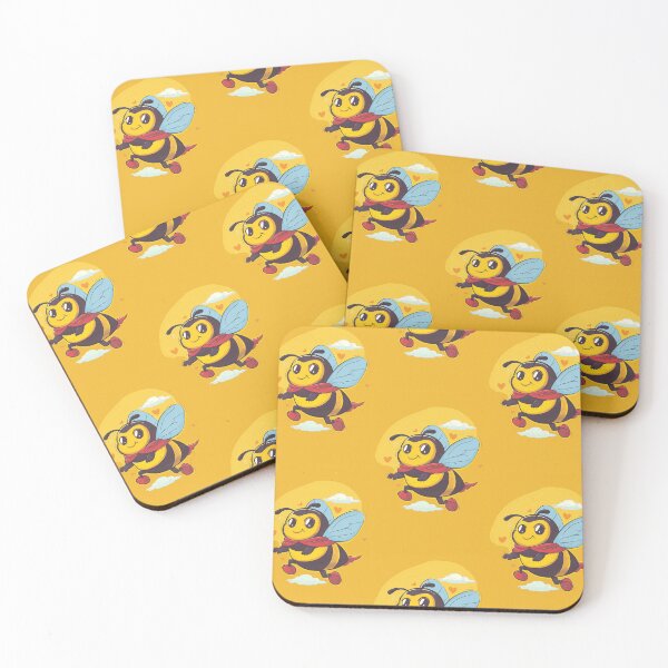 Item preview, Anthropomorphic Superhero Bee in Vibrant Colors designed and sold by Piotrek0001.