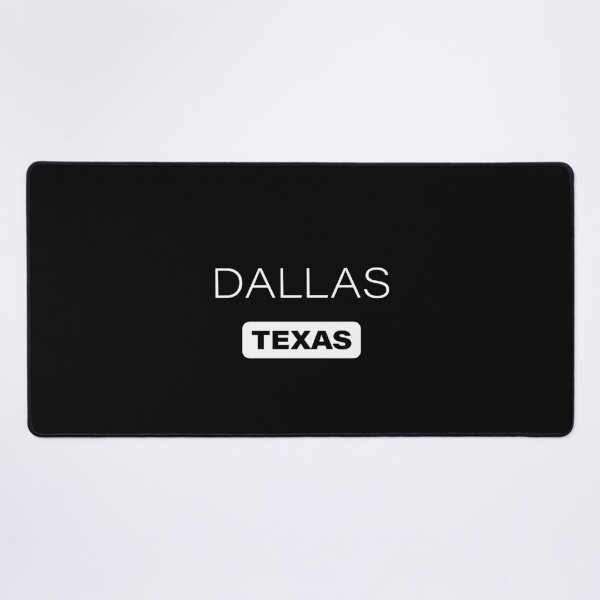 Item preview, Dallas City, Texas, USA, Simple White Text designed and sold by JohnnyVillas.