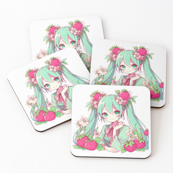 Item preview, Hatsune Miku: Strawberry Blossoms designed and sold by EmberlyDawn.