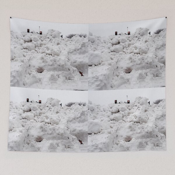 Item preview, Stop light beyond the snowbank designed and sold by Joel Bader.