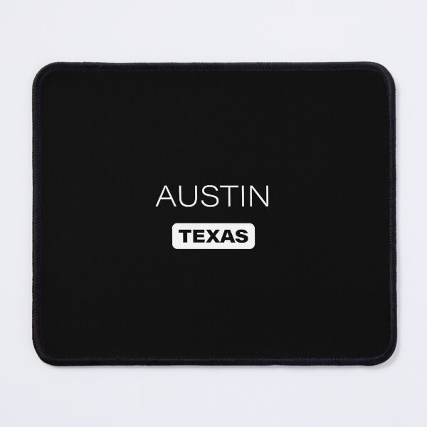 Item preview, Austin City, Texas, USA, Simple White Text designed and sold by JohnnyVillas.
