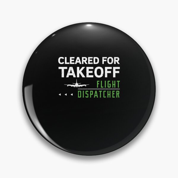 Item preview, Cleared For Takeoff Flight Dispatcher A Flight Paths Planner designed and sold by StrongShirts.